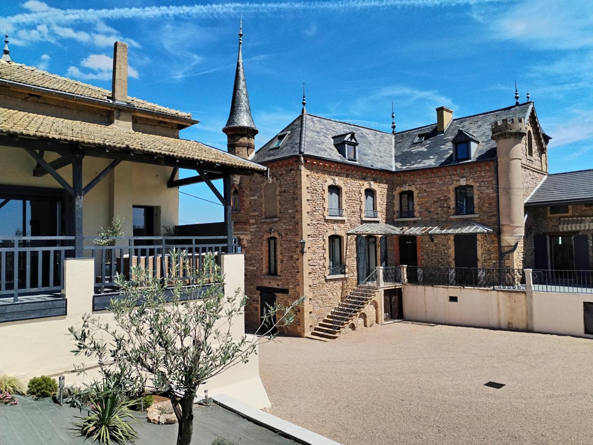 Le Petit Chateau De Sathonat - Horizon Paradis Saint-Amour-Bellevue Bagian luar foto
